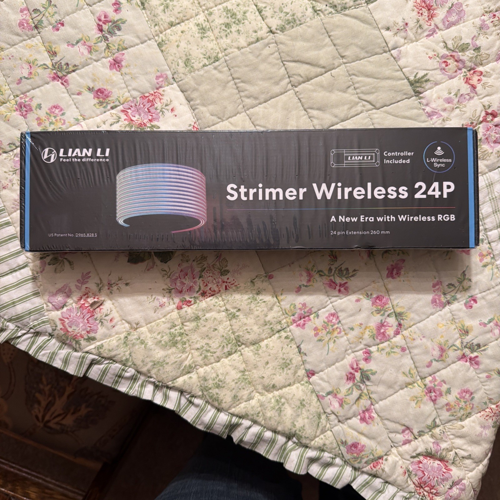 LIAN LI Strimer Wireless 24P 24-Pin RGB Extension Cable 260mm Controller