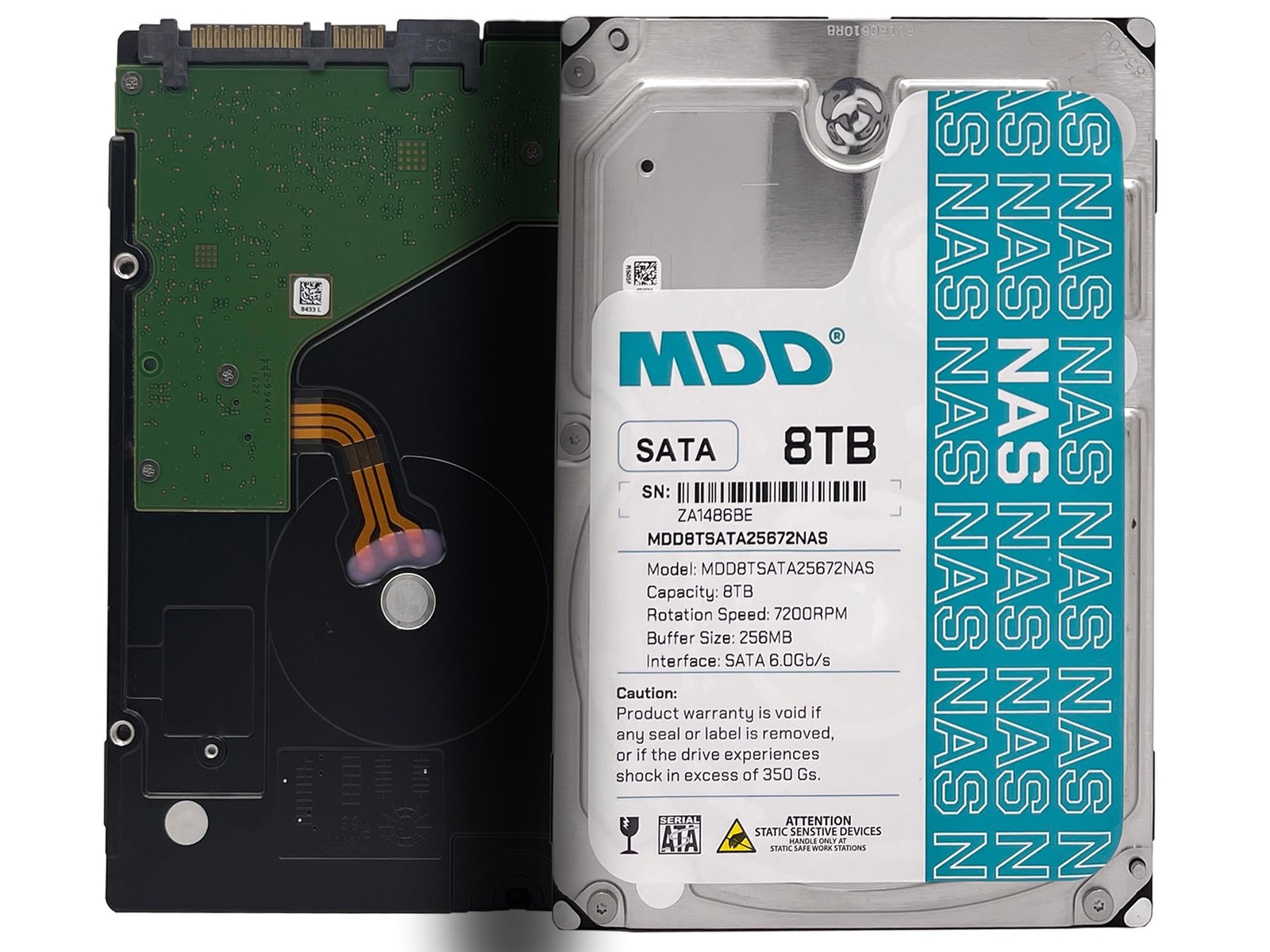 MDD MAXDIGITALDATA MDD (MDD8TSATA25672NAS) 8TB 7200RPM 256MB Cache SATA 6.0Gb...