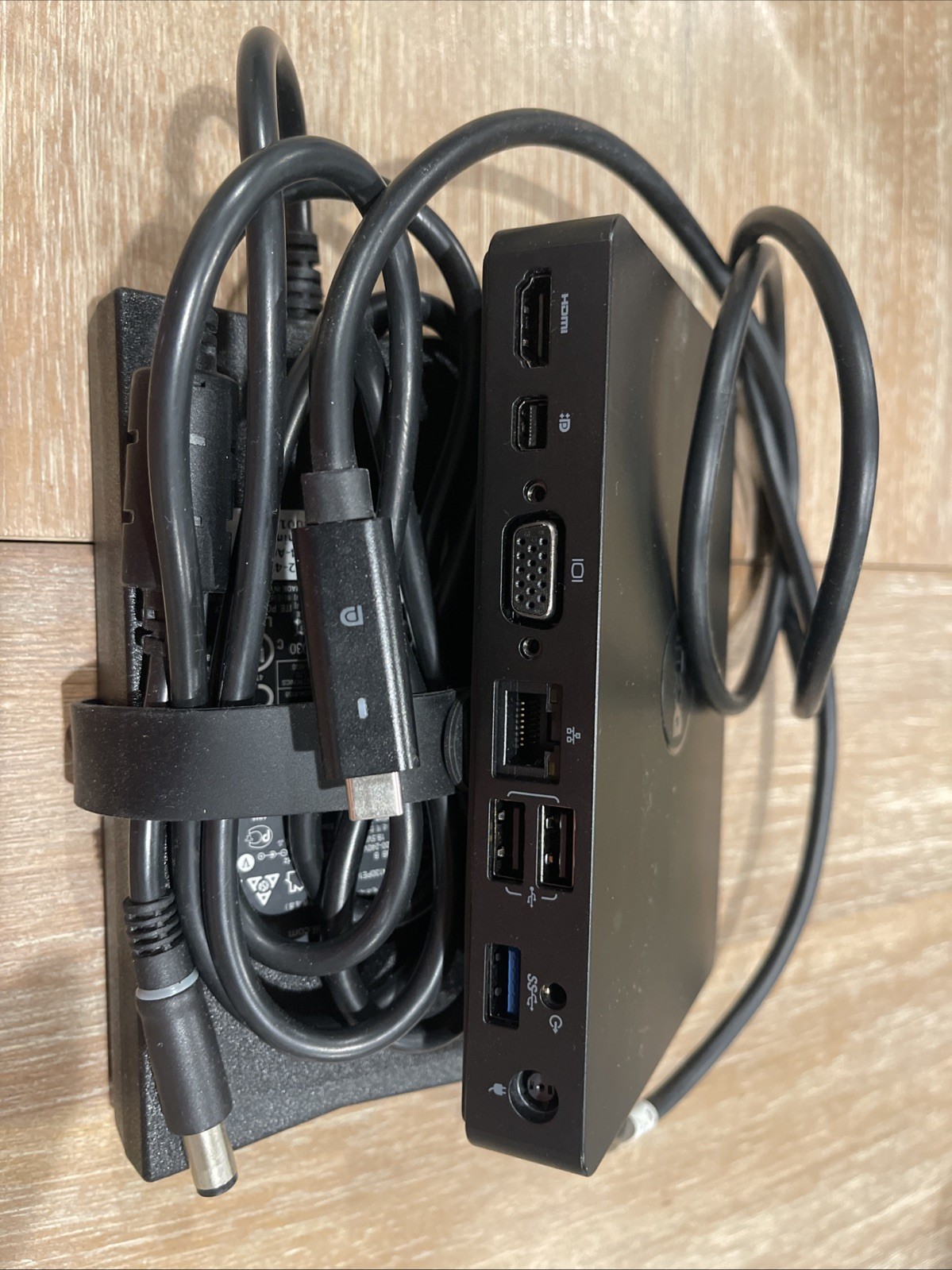 Dell WD15 K17A USB-C Docking Laptop PC Station 130W AC Adapter, Black