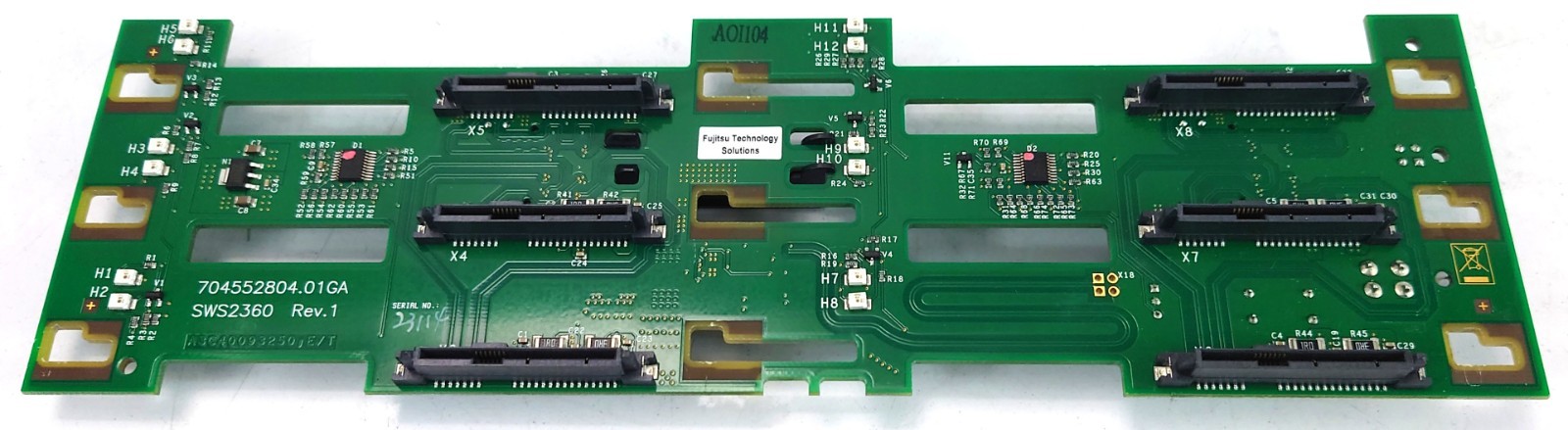 Fujitsu Primergy SAS / SATA HDD Backplane 6x 3.5" LFF - A3C40093251 / SWS2360
