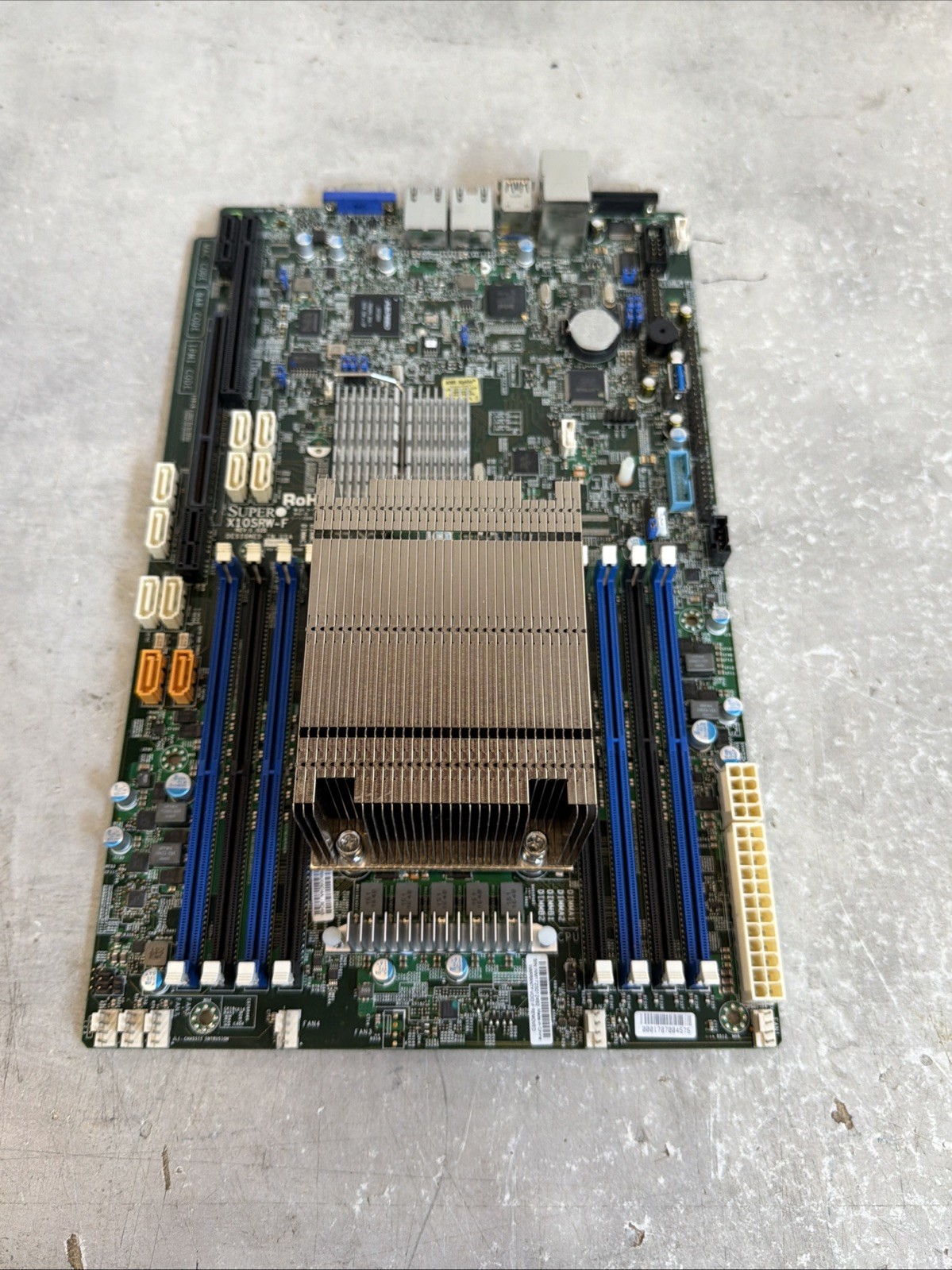 Supermicro X10SRW-F Motherboard Intel Xeon E5-1620 v4 CPU w/Heatsink