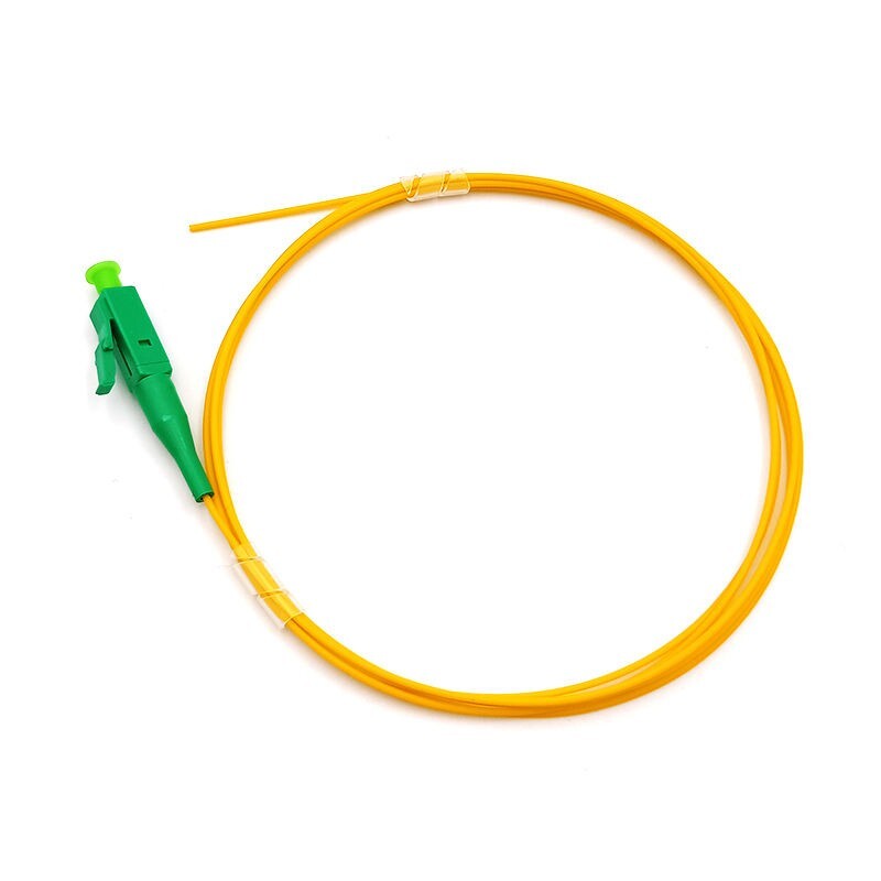 10pcs 1.5m LC/APC Singlemode Simplex 0.9mm Fiber Optic Pigtail LC APC Connector