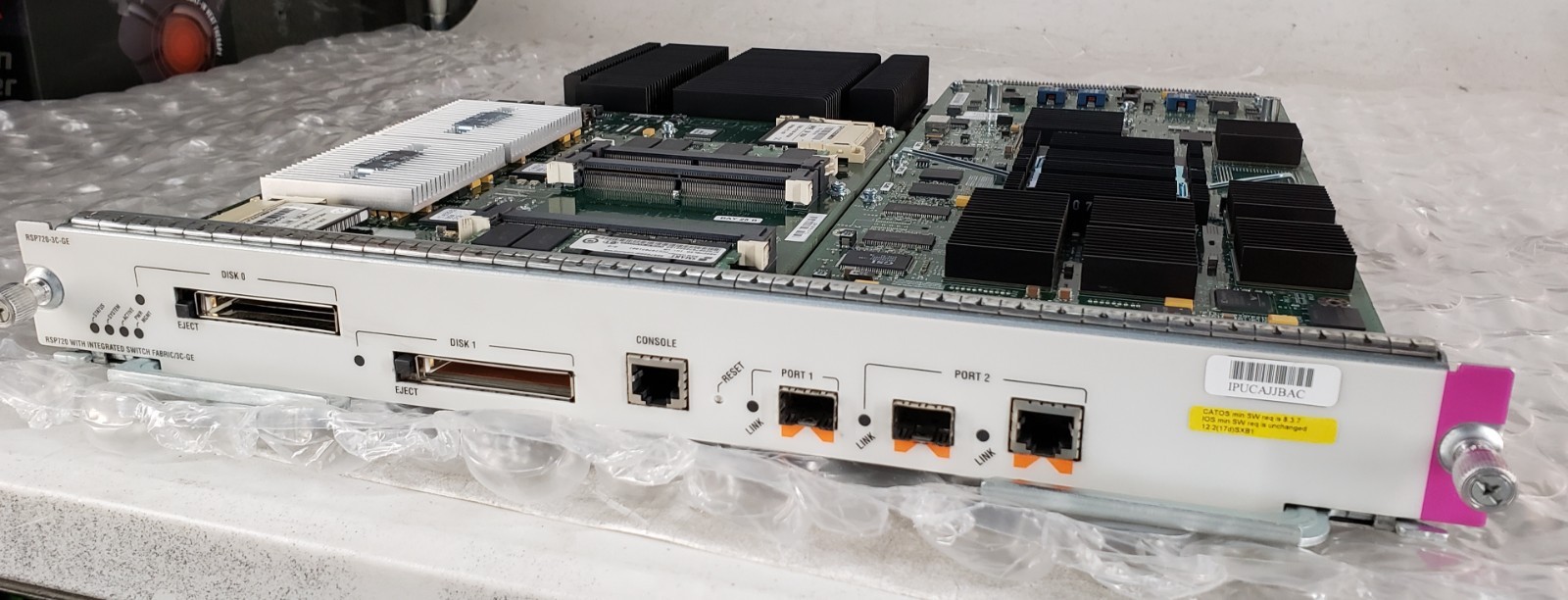 Cisco RSP720-3C-GE High-Performance Route Switch Processor 