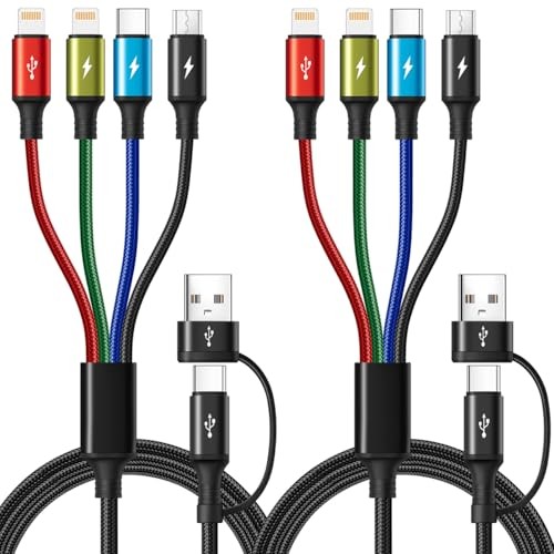 6 in 1 Multiple Charging CablePack 6Ft Multi Chargers Cord for All 6 feet 2