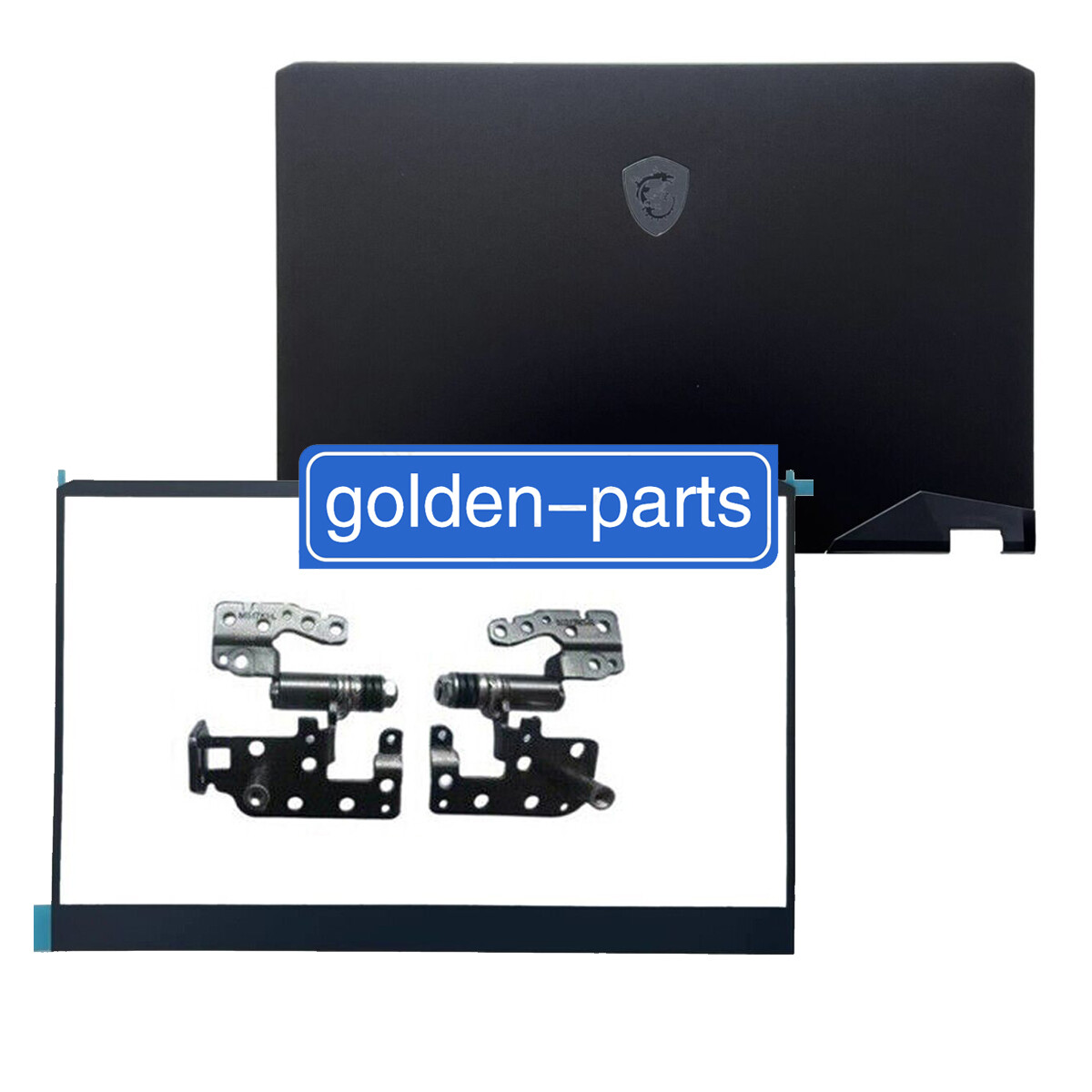 LCD Back Cover/Bezel/Hinges for MSI Vector GP76 GP77 GE76 MS-17K3 MS-17K4 Black