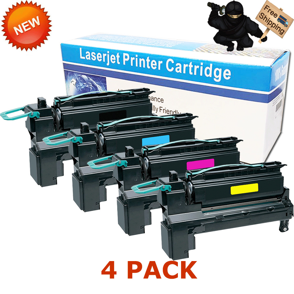 Black Cyan Yellow Magenta Toner Set For Lexmark x792de x792dte c792de c792dte