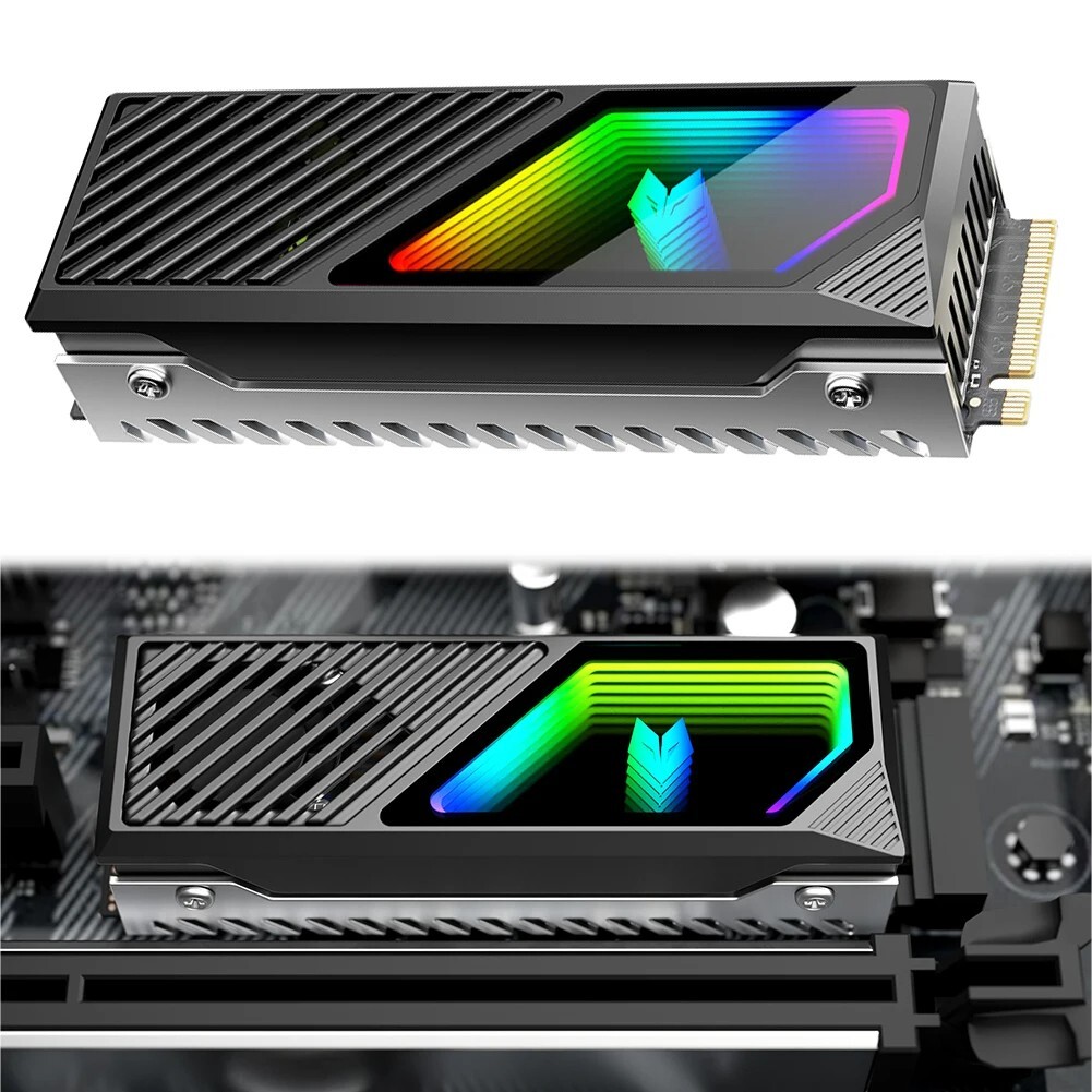 COOLMOON M.2 SSD Cooler 5V 3Pin ARGB Solid State Drive Heat Dissipation NVME AU