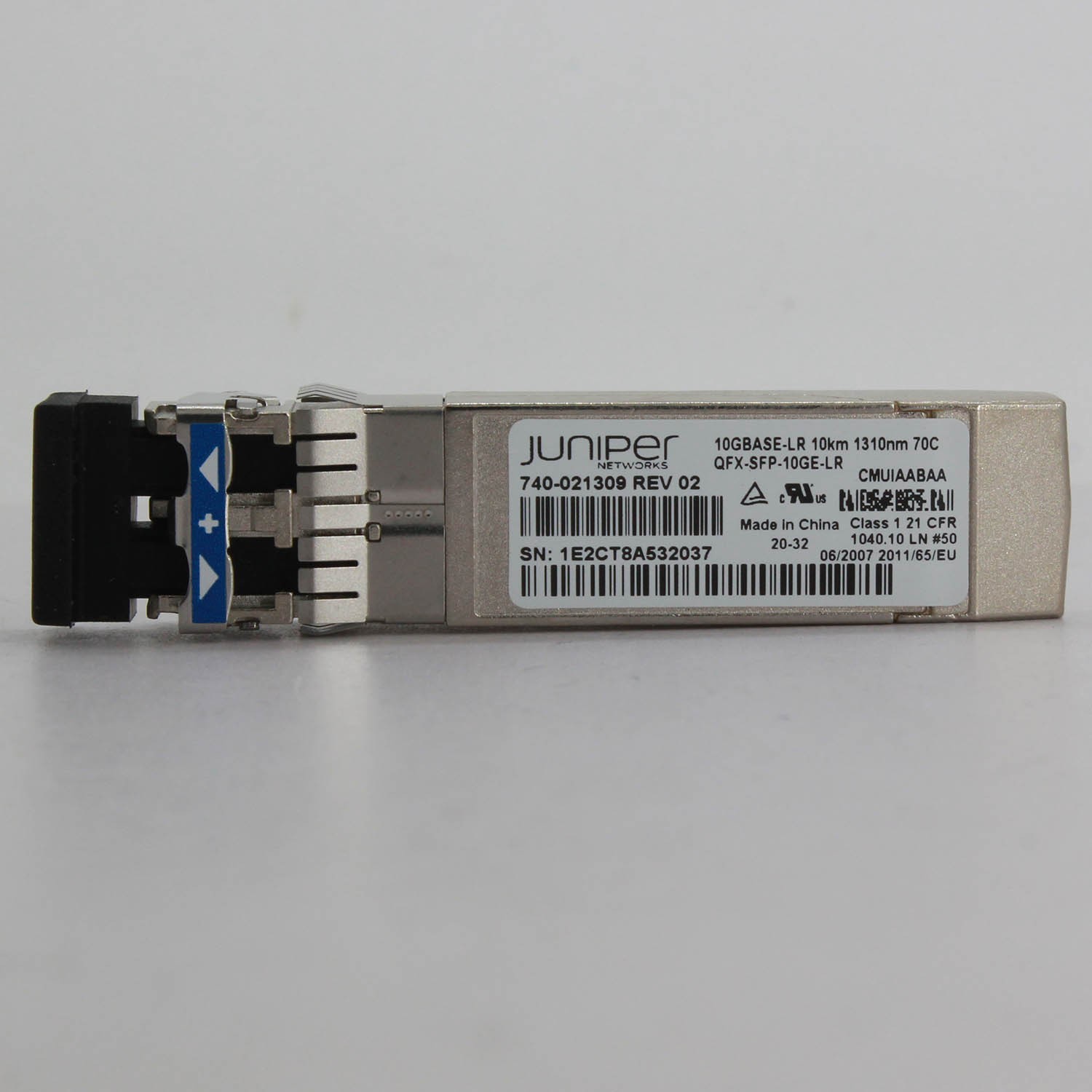 Juniper 740-021309 10Gb QFX-SFP-10GE-LR 10GBASE-LR SFP+ 10km Transceiver