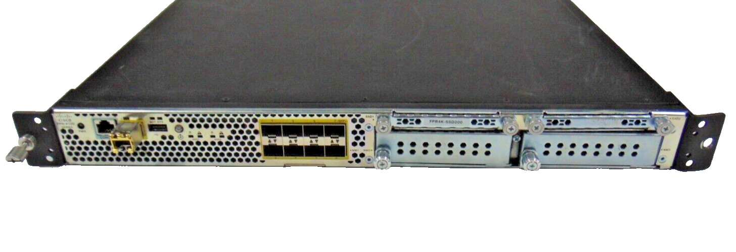 Cisco FPR-4110-K9 - Good Condition - Tested Working With Rack Mount Rails.