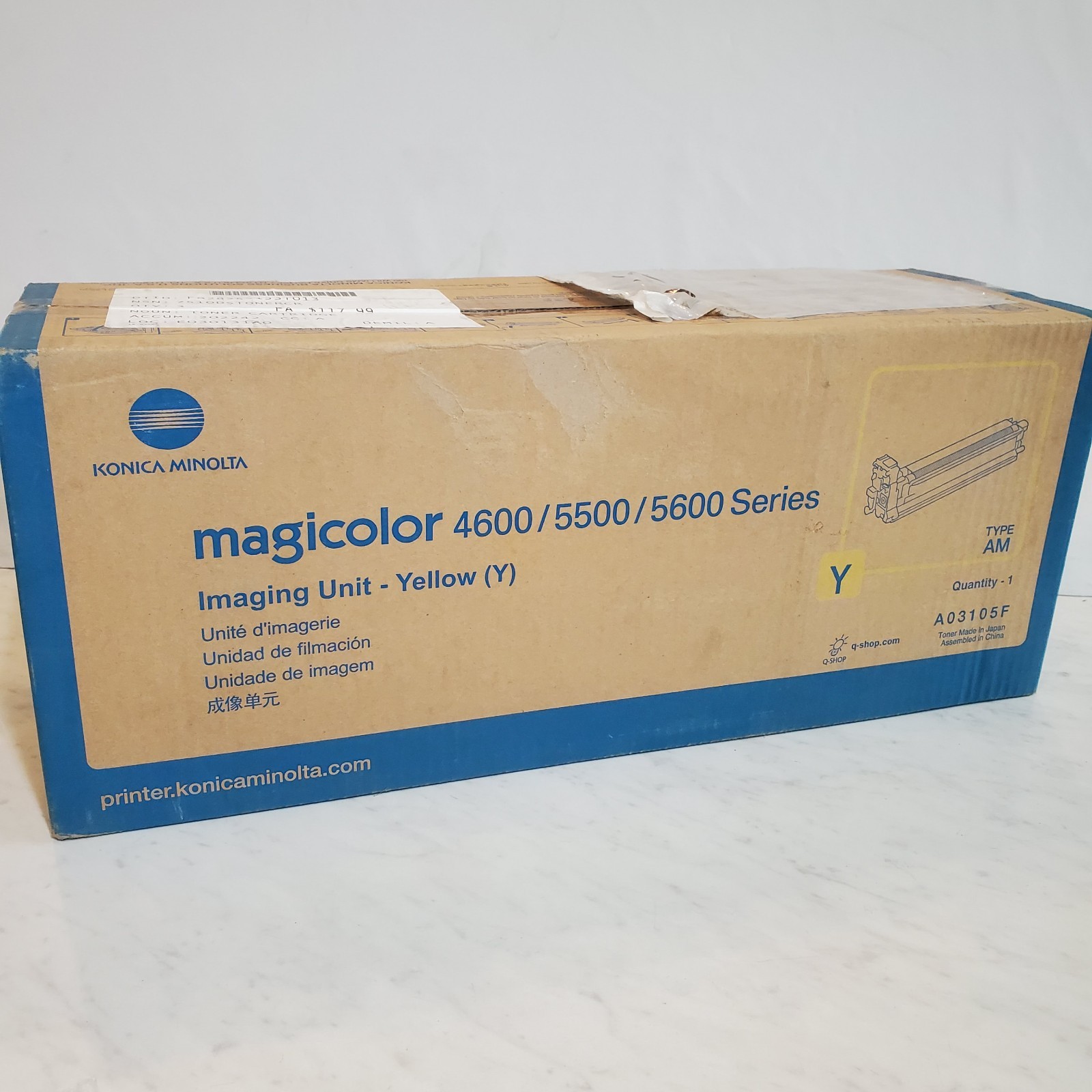Genuine Konica Minolta A0310GF Yellow Imaging Unit Magicolor 4600/5500/5600
