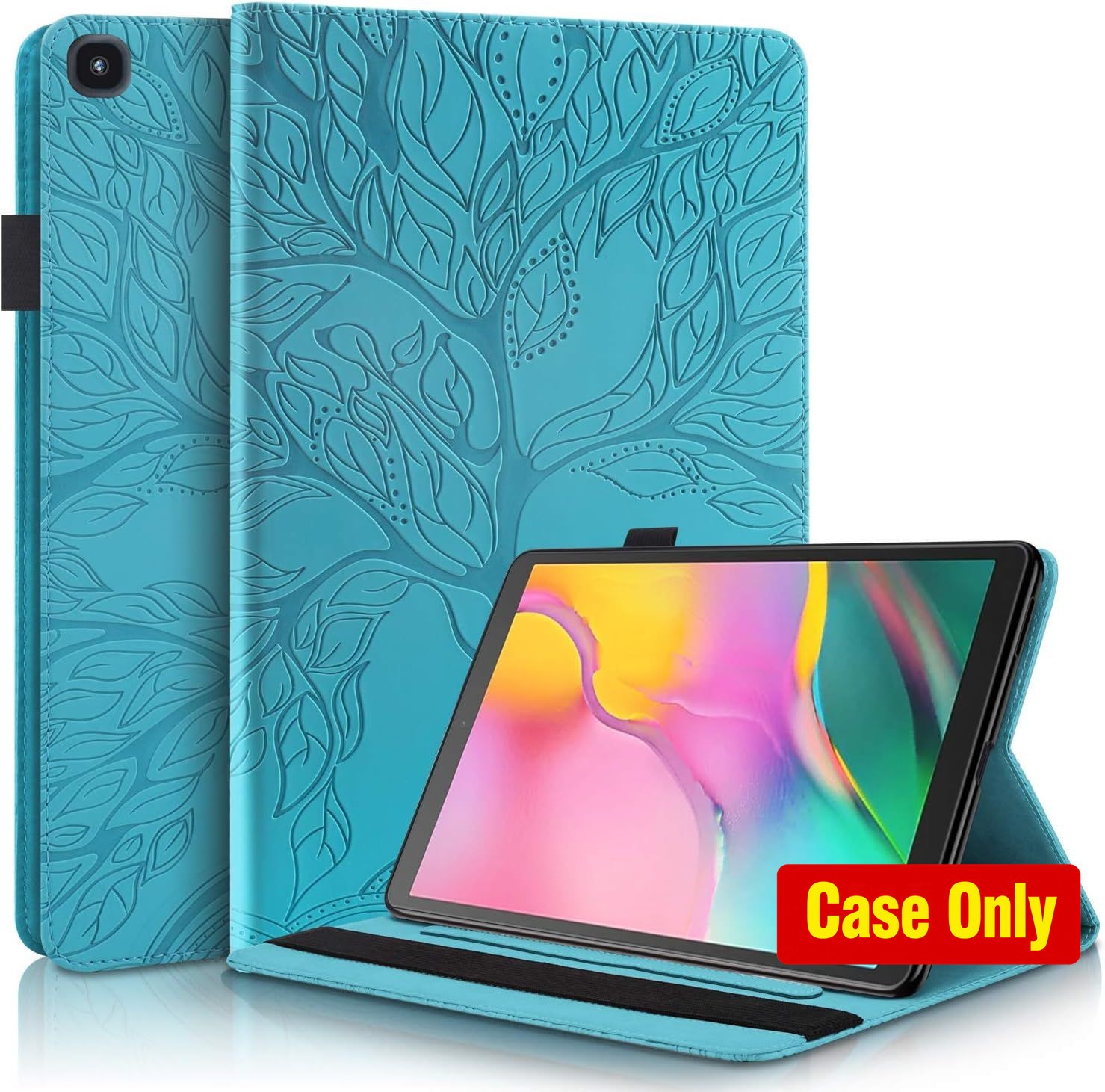 Case for Samsung Galaxy Tab A 10.1 2019, Premium Slim PU Leather Stand Folio