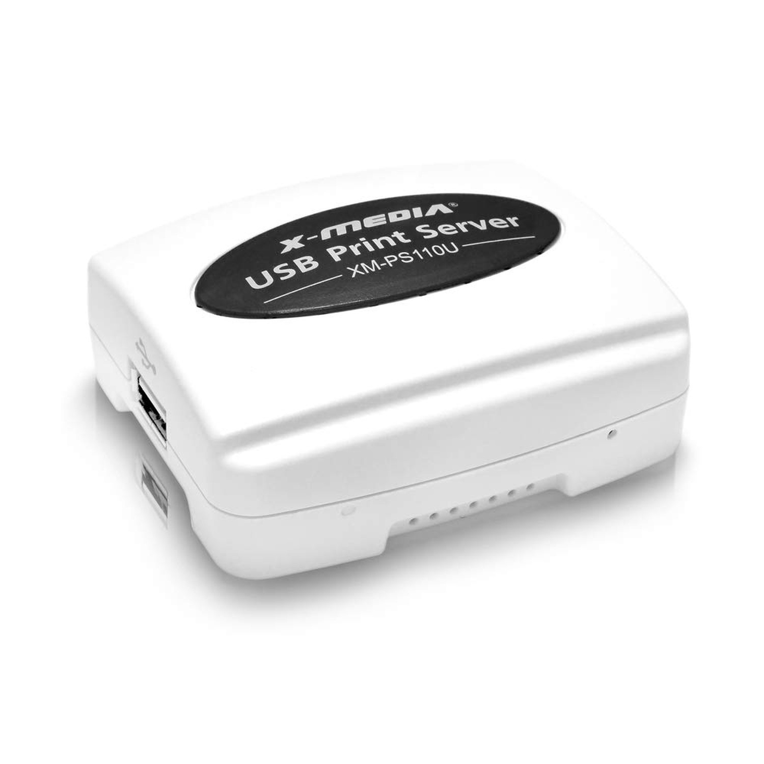 XM-PS110U 1-Port 10/100Mbps Fast Ethernet USB Print Server, USB 2.0 Port Netw...
