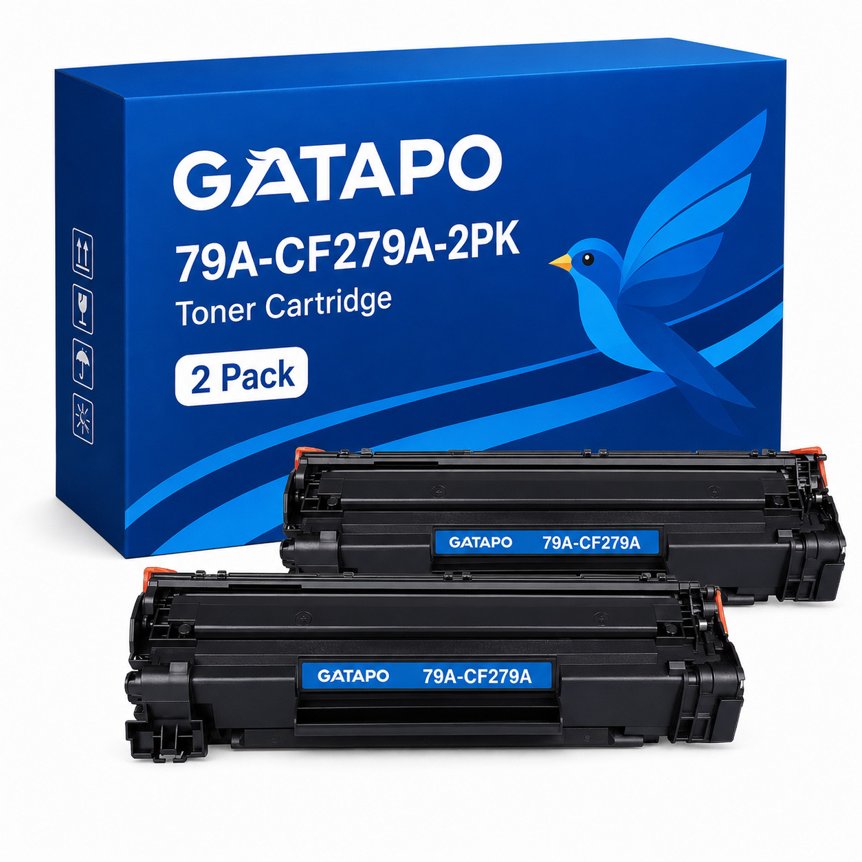 79A-CF279A-2PK Toner Cartridge For  CF279A 79A LaserJet Pro M12a M12w MFP M26nW
