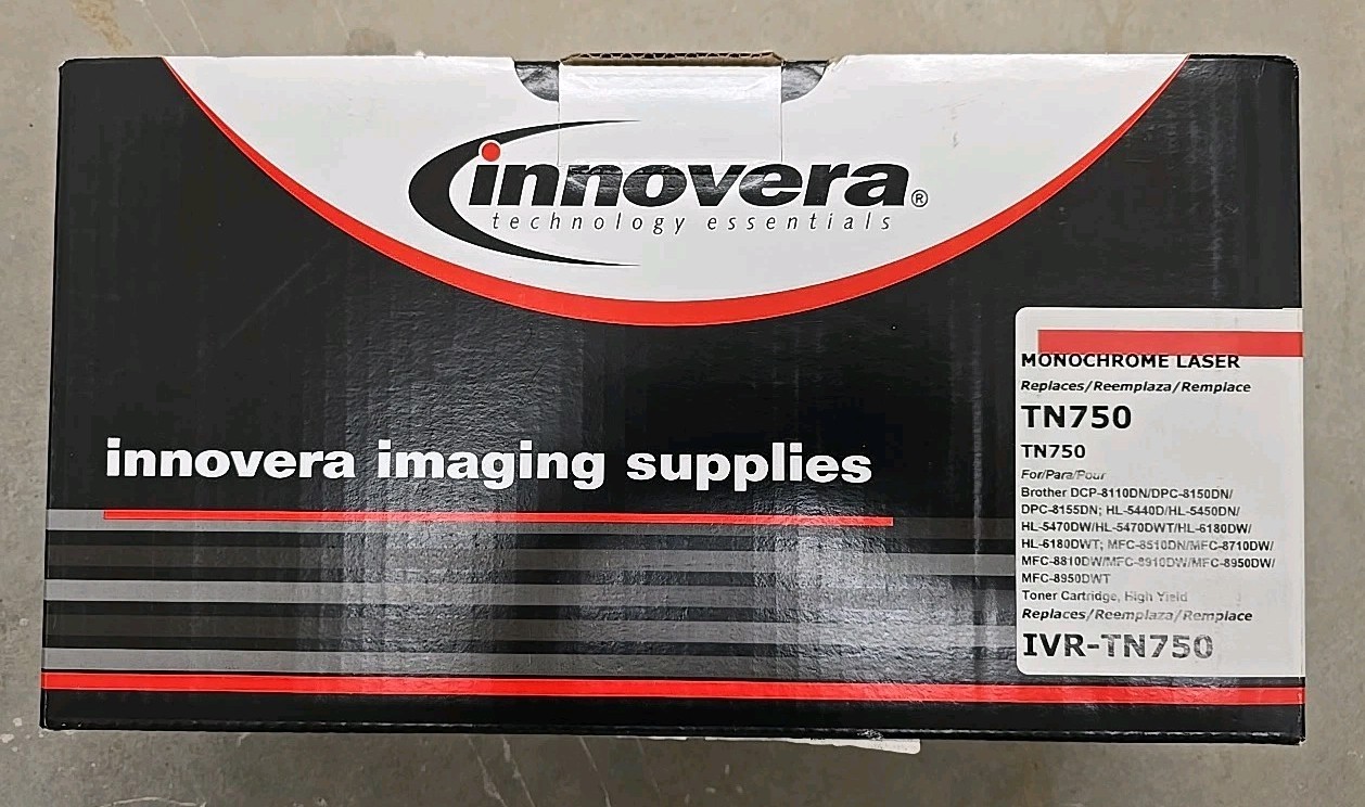 Innovera Brother TN750 High-Yield Toner Black 