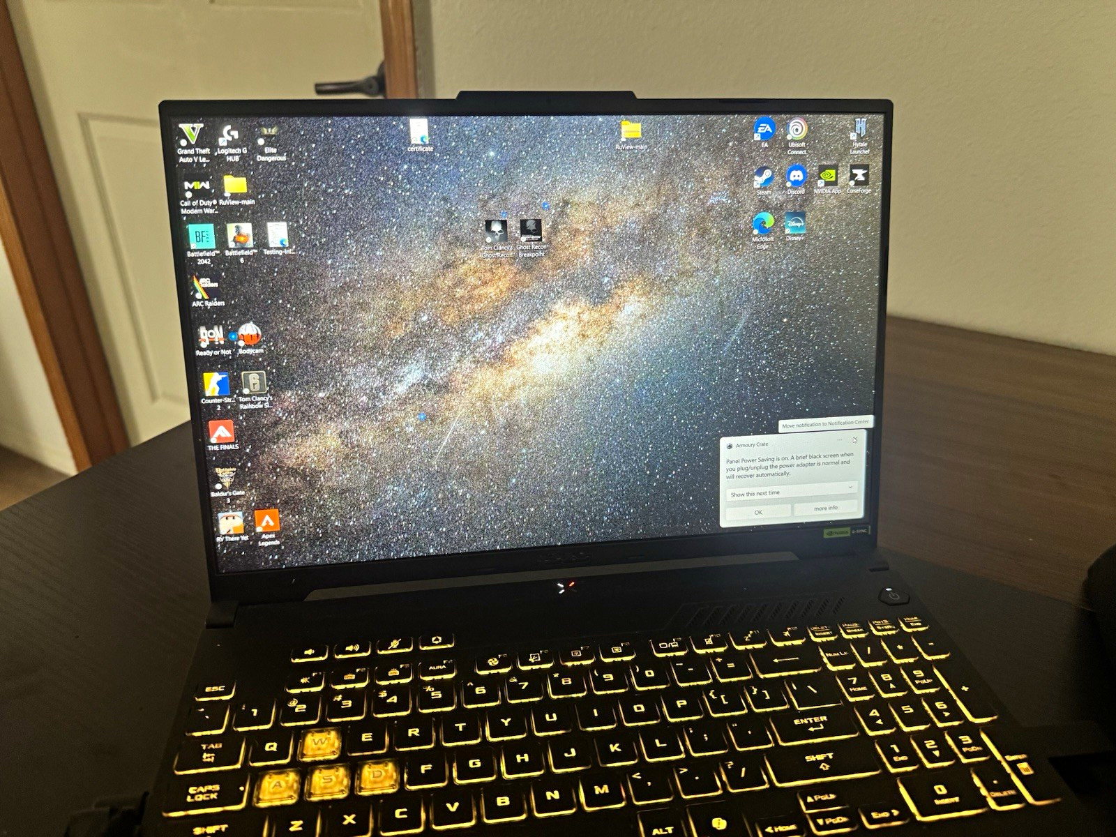 ASUS TUF Gaming F16 16in i7 RTX 4070 16GB 1TB SSD Win11 Black + racing simulator