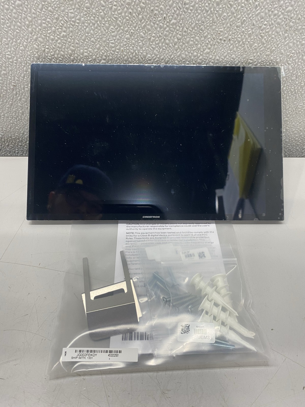 Crestron 10.1-Inch Tabletop Black Smooth Touch Screen, TS-1070-B-S