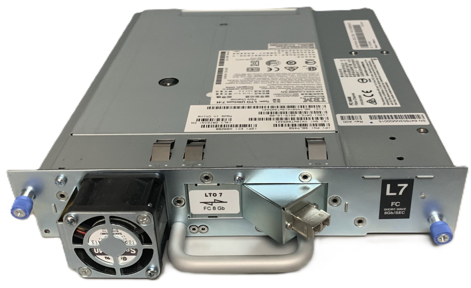 Dell IBM LTO7 HH FC Tape Drive in Tray  38L7458 00VJ128  Tested