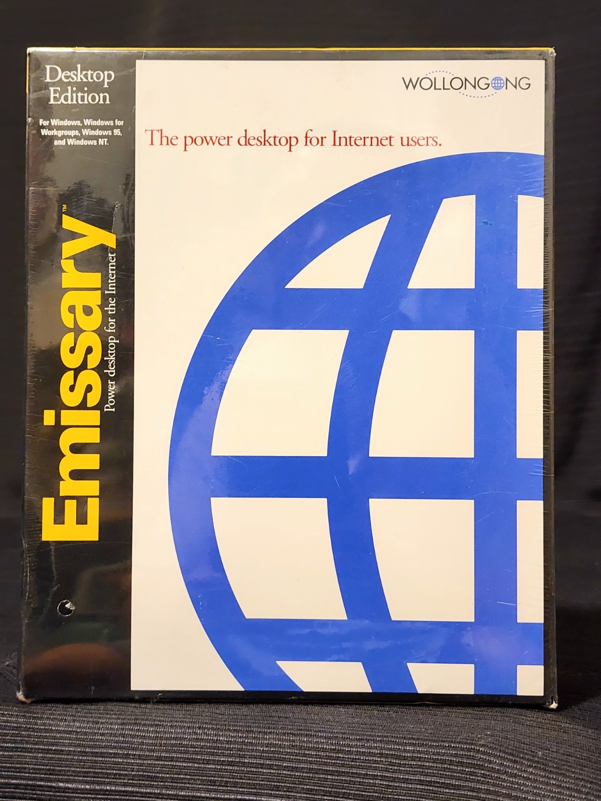 Vtg Wollongong Emissary Desktop Edition (1995) - Factory Sealed - Internet Suite