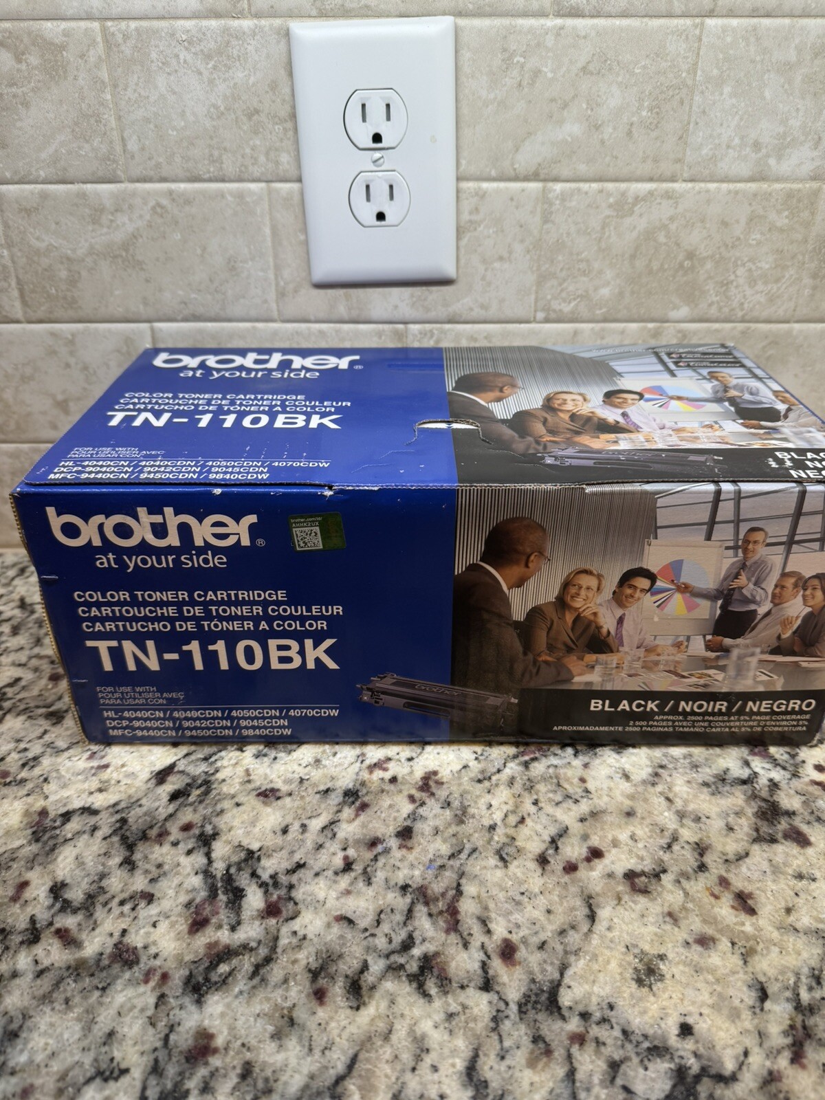 Genuine NIB Brother TN-110BK High Yield Black Toner Cartridge
