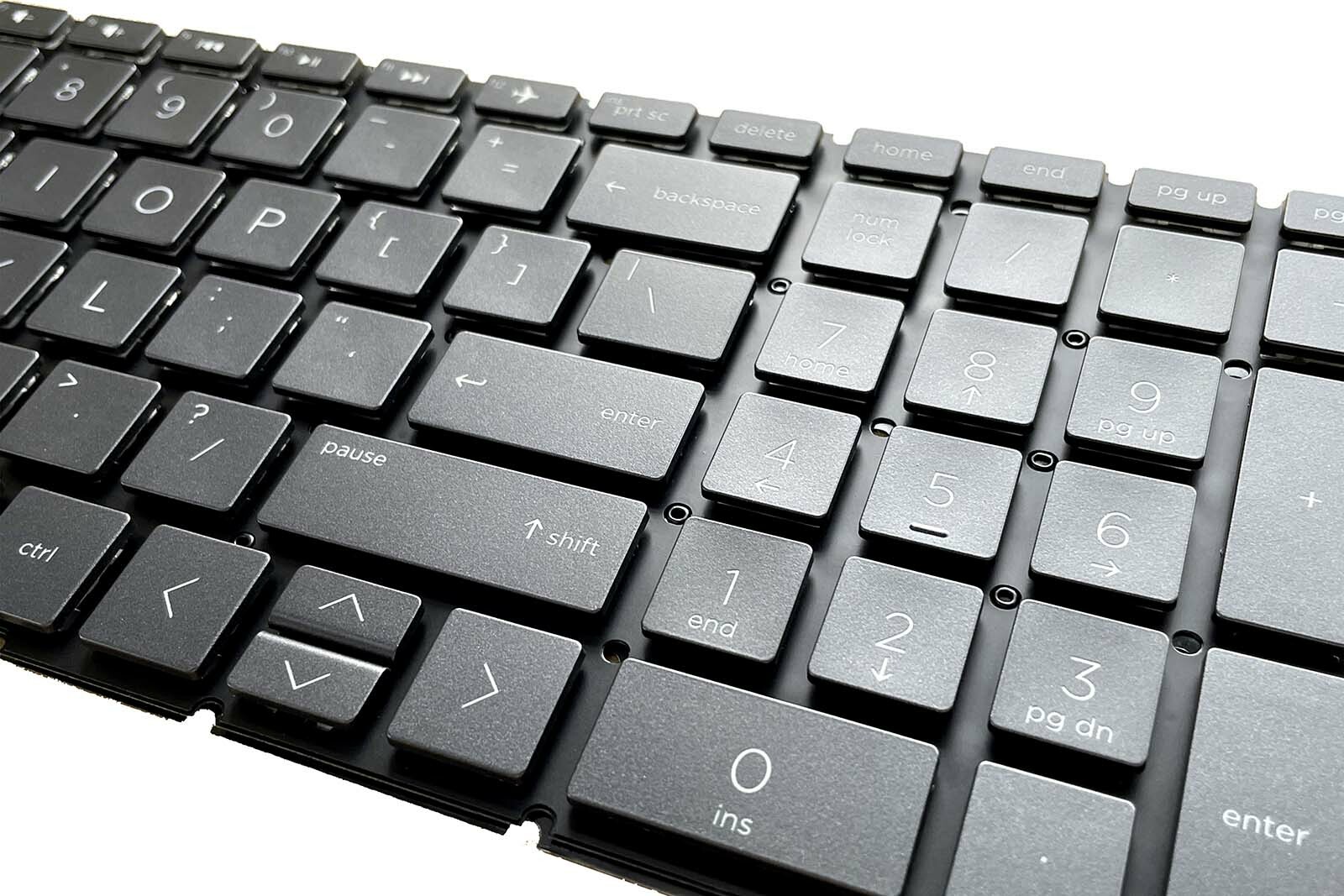 Durable Backlit US English Keyboard for HP 470 G7 Backlight L83727-001 Gray
