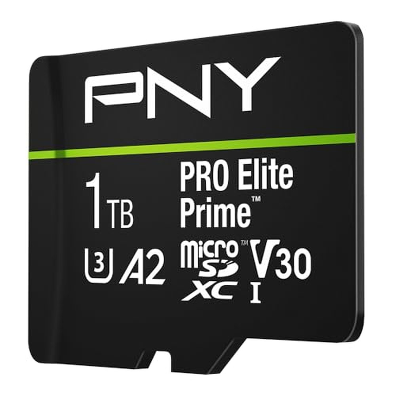 PNY 1TB PRO Elite Prime C10 U3 V30 A2 microSDXC Flash Memory Card