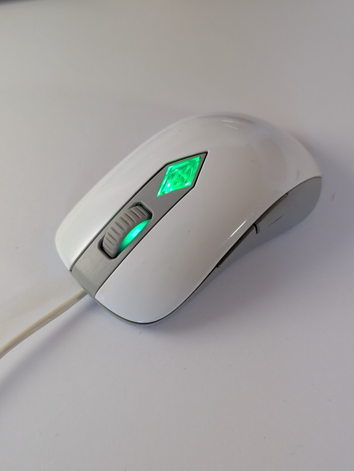 STEELSERIES SIMS 4 GAMING MOUSE White Wired Limited Edition Steel Series 62281