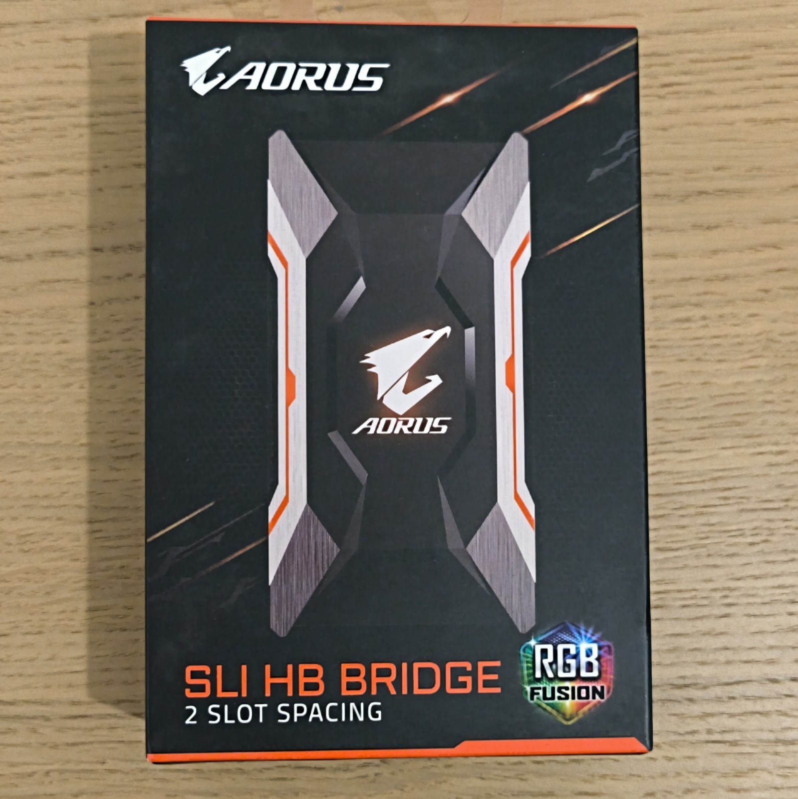 GIGABYTE AORUS SLI HB Bridge RGB Fusion 2-Slot Spacing GC-A2WAYSLI RGB