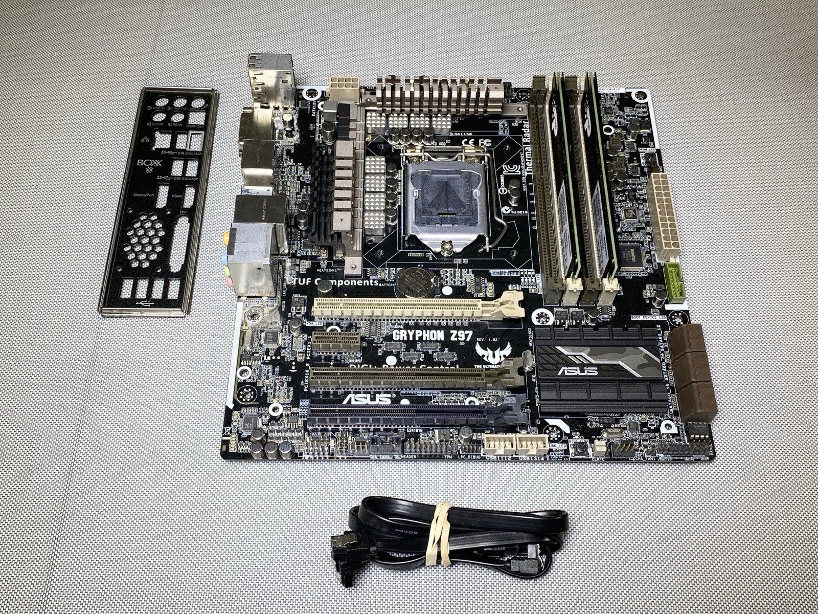 ASUS TUF Gryphon Z97 mATX Desktop Motherboard LGA 1150 w/ I/O + 16GB RAM