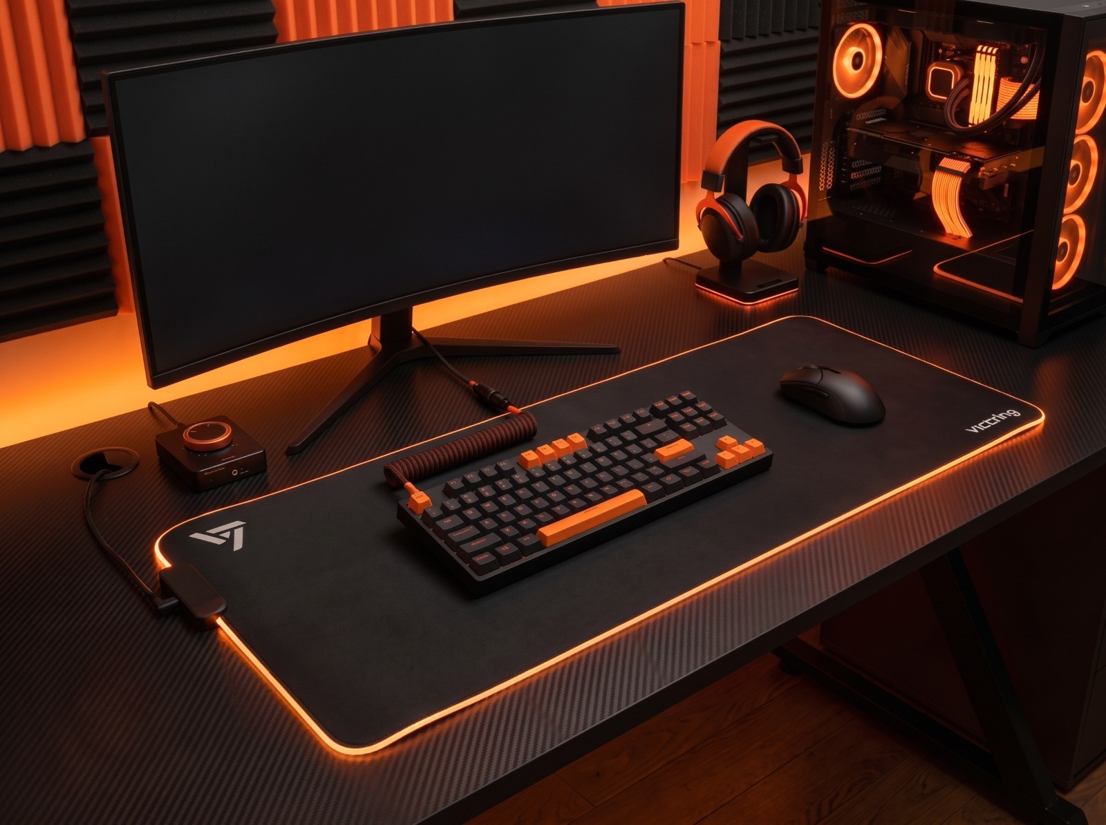Victsing Extended RGB Gaming Mouse Pad