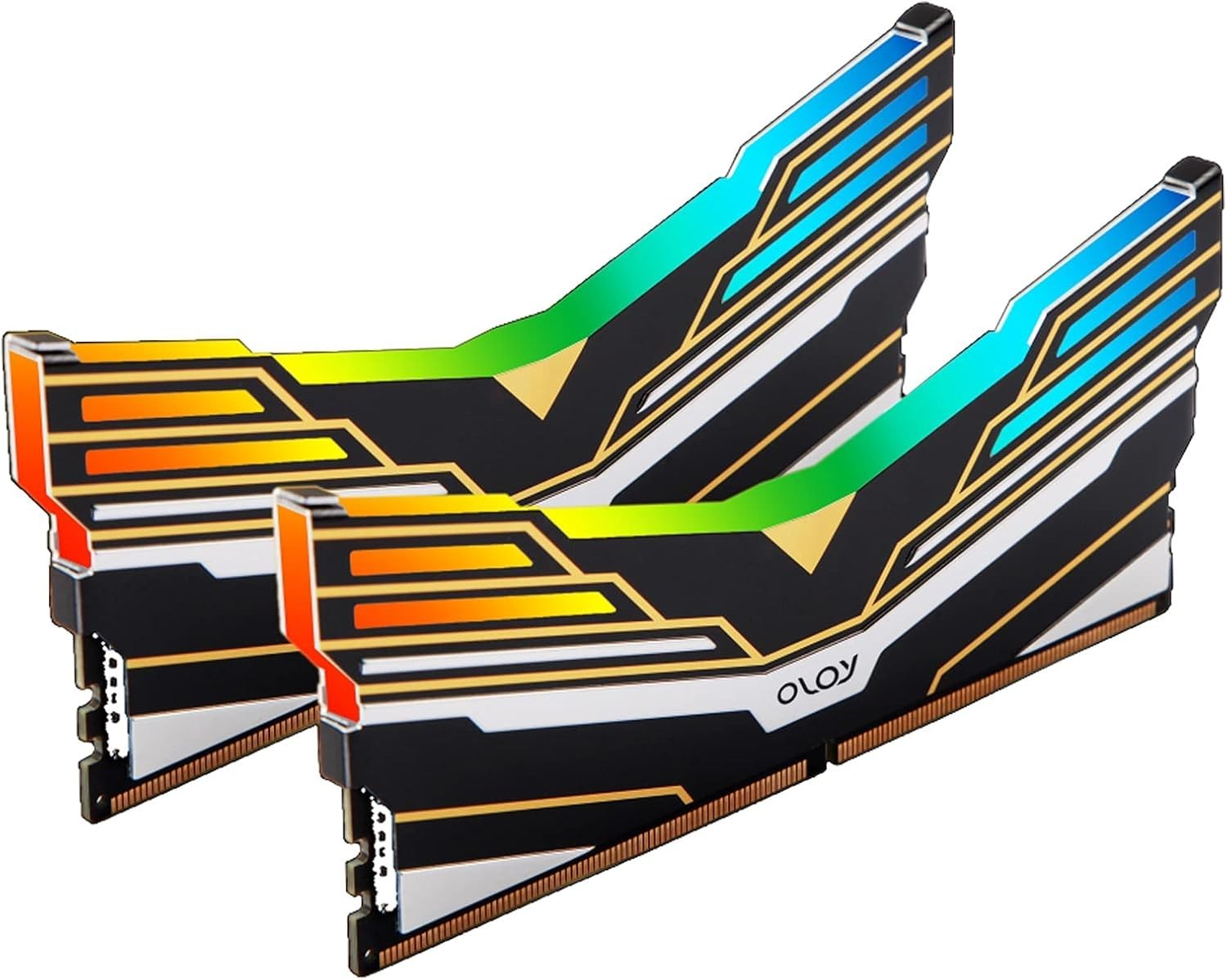 OLOy DDR4 RAM 16GB (2x8GB) Black Warhawk Aura (8GBx2), Warhawk(Black)