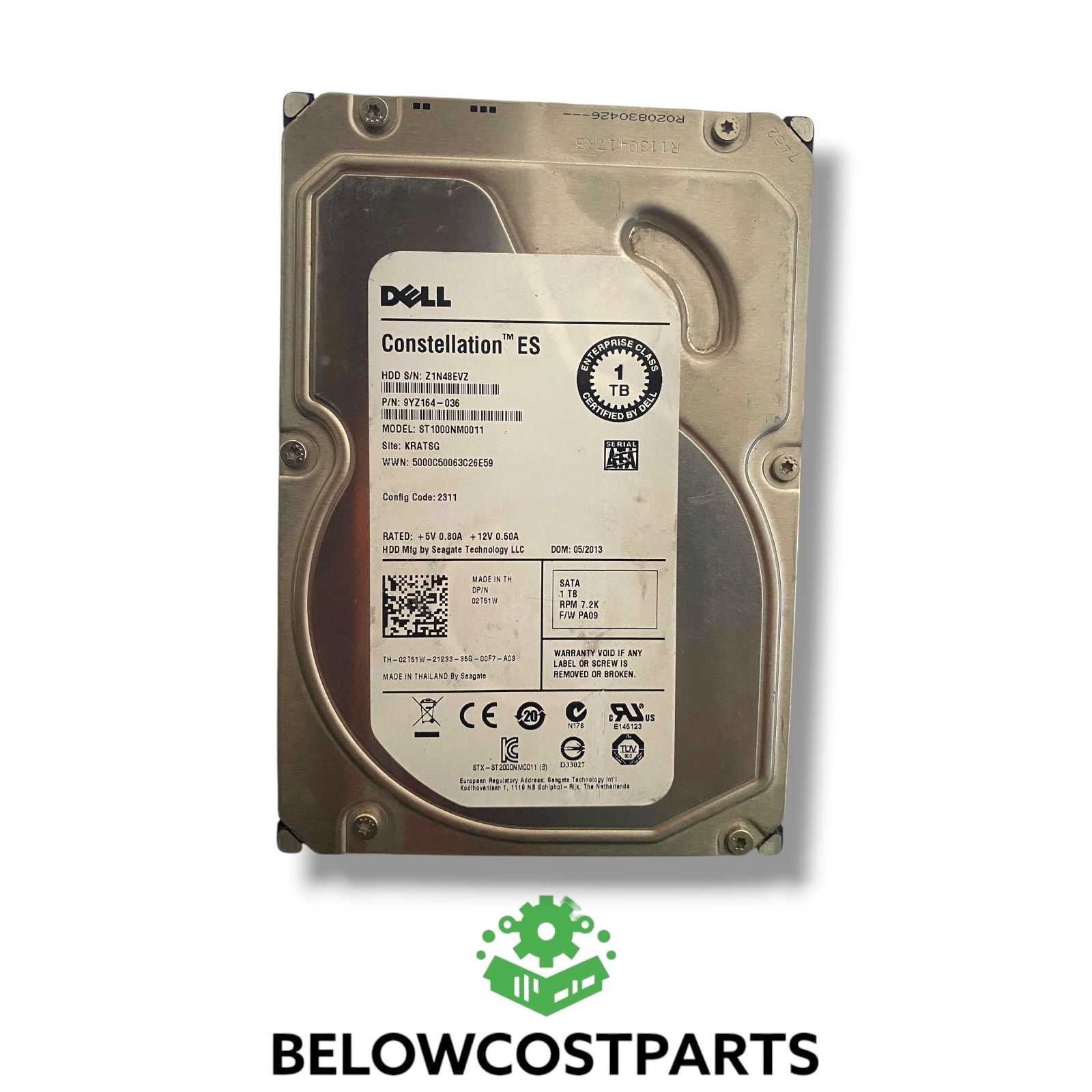 💻 Dell Seagate Constellation ES ST1000NM0011 1TB SATA 7200RPM HDD ⚙️