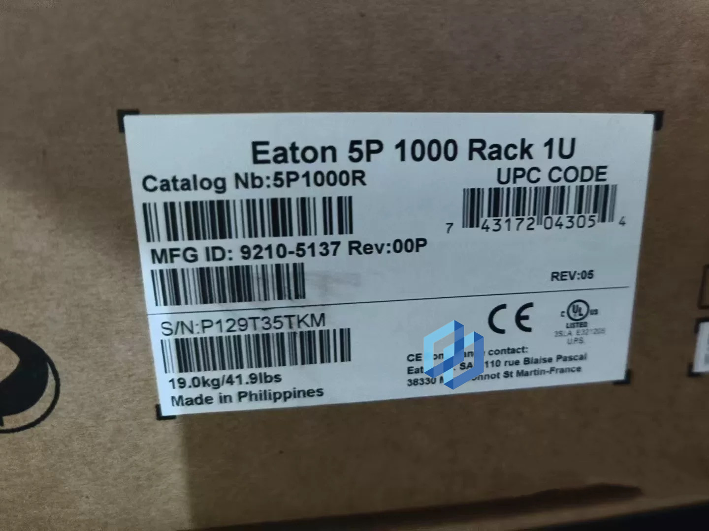 Brand New Eaton 5P1000R Power Supply FedEx or DHL