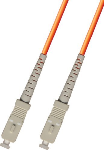 100M Black Multimode Duplex Fiber Optic Cable 62.5/125 SC Patch Cable Patch Cord