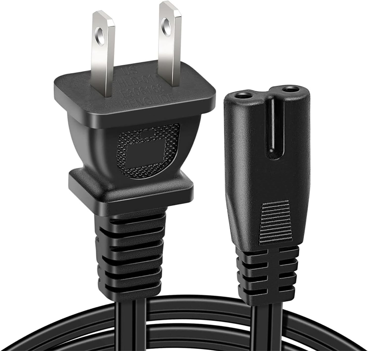 6 Feet 2 Prong AC Power Cord Replacement,Power Supply Cord for Recliner Sofa or
