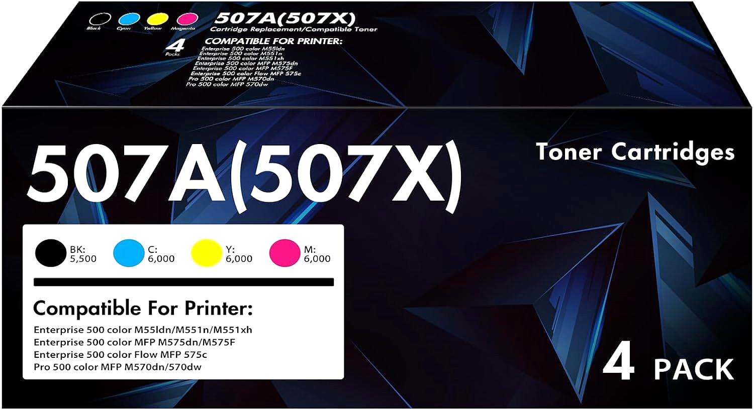 507A / 507X Toner Cartridge for HP Enterprise M551, M570, M575 Series Printers