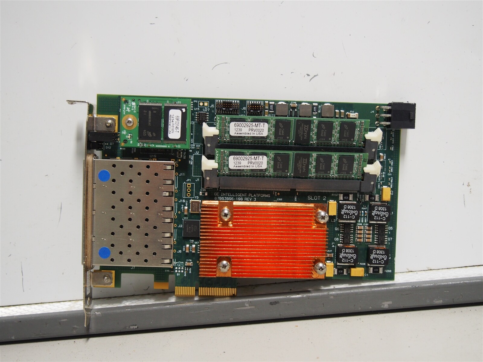GE Fanuc Intelligent Platforms 87003006-R012-B0 WANic 6354 Processor Card