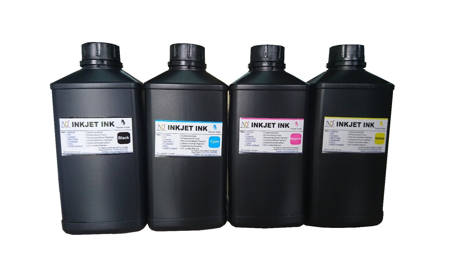 4x1000ml ND® Premium Led UV Curable ink for Mimaki UJV55-320 UV  printer