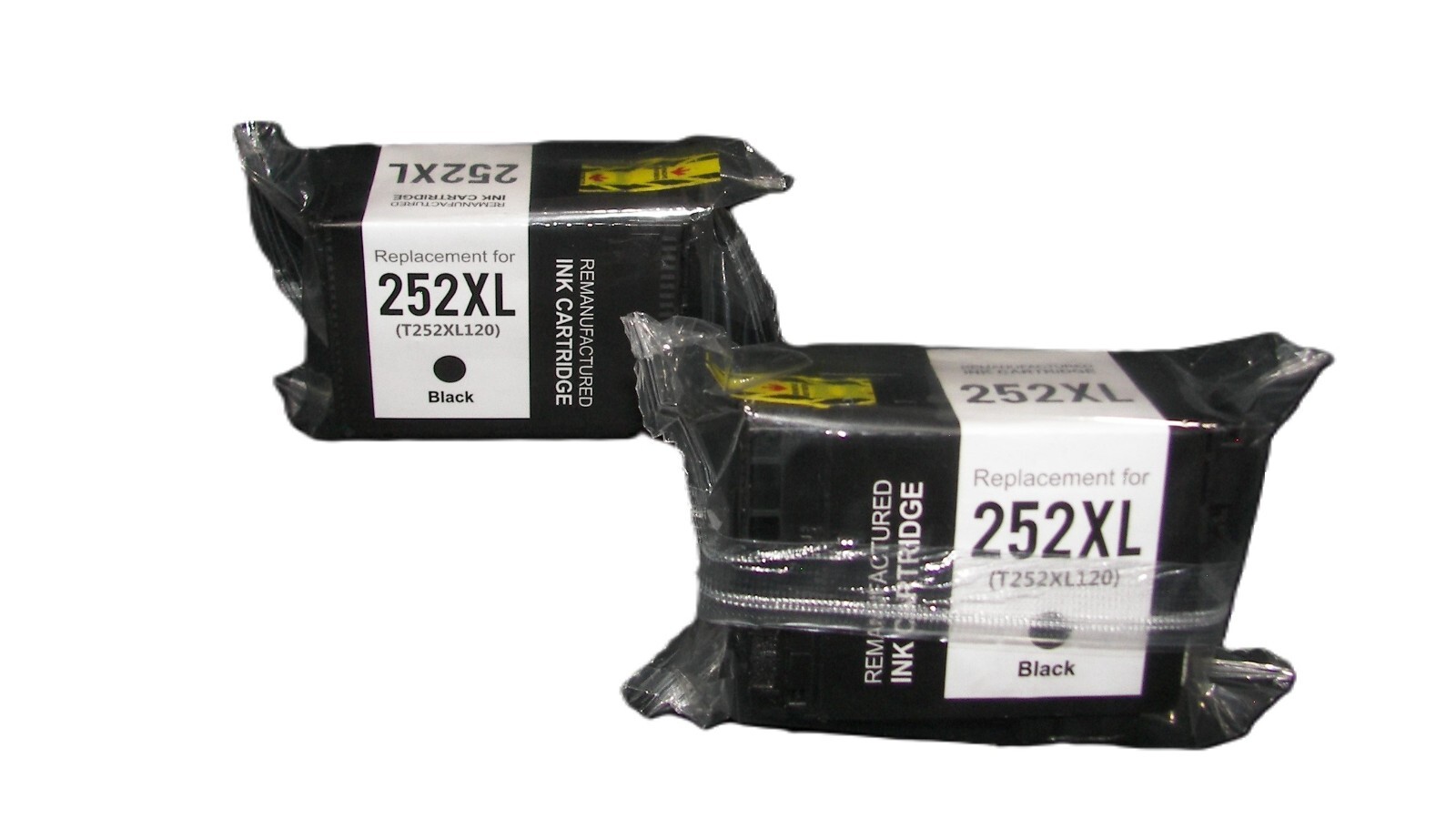 Two (2) Replacement Black Ink Cartridge 252XL NIB