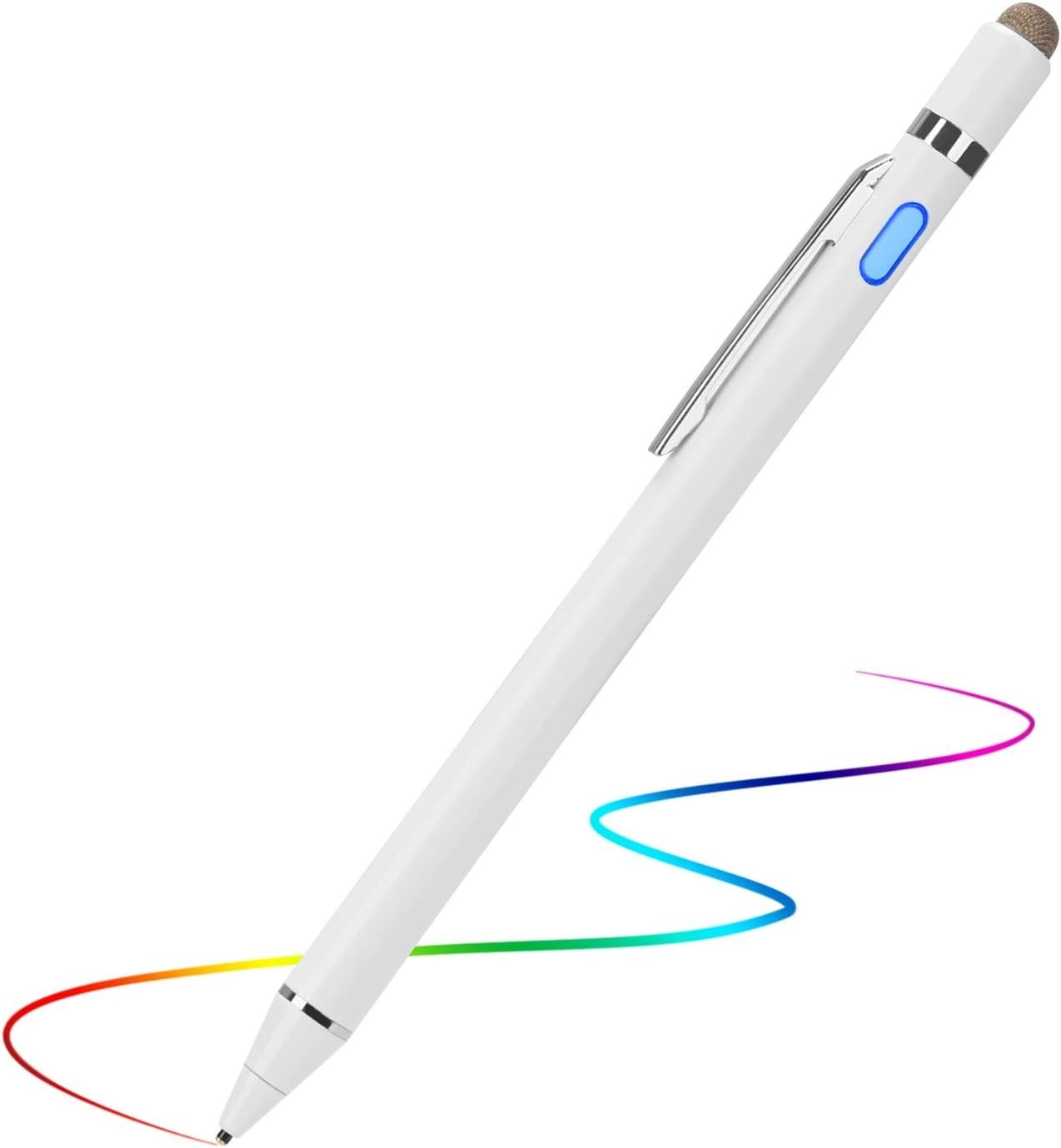 Active Stylus Digital Pen with 1.5mm Ultra Fine Tip Stylus for iPad, Drawing