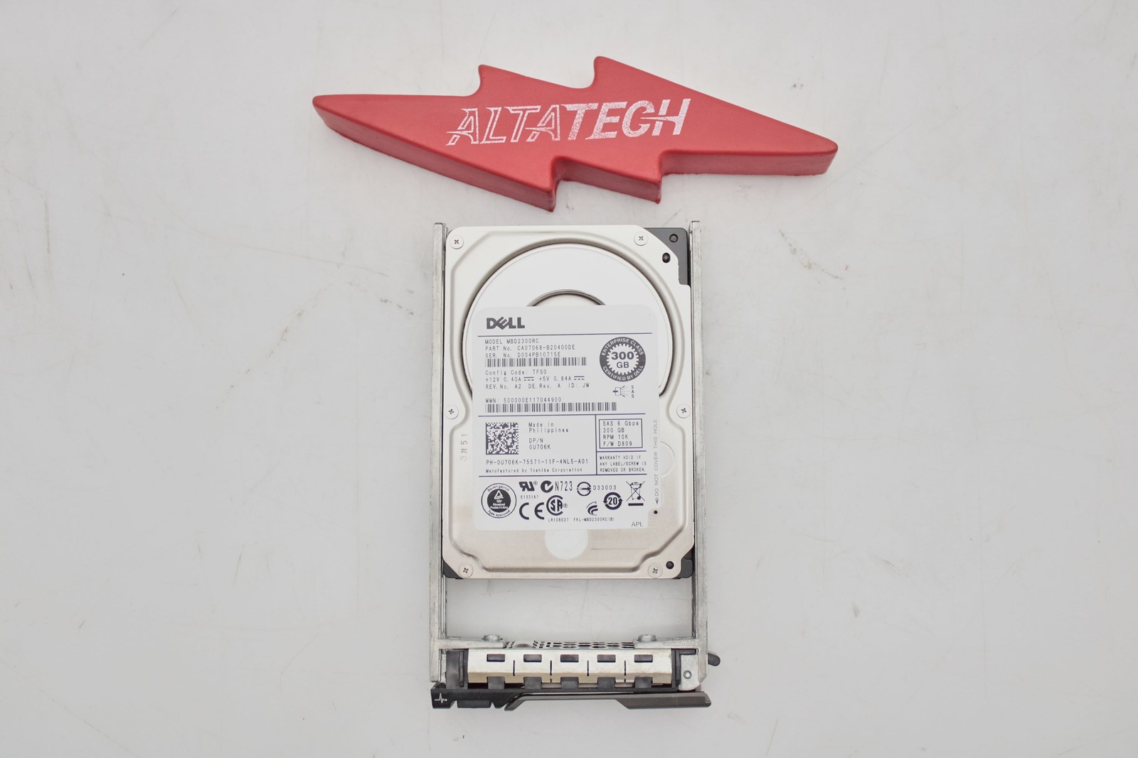 Dell 0U706K 300GB 10K SAS 2.5 6G MBD2300RC