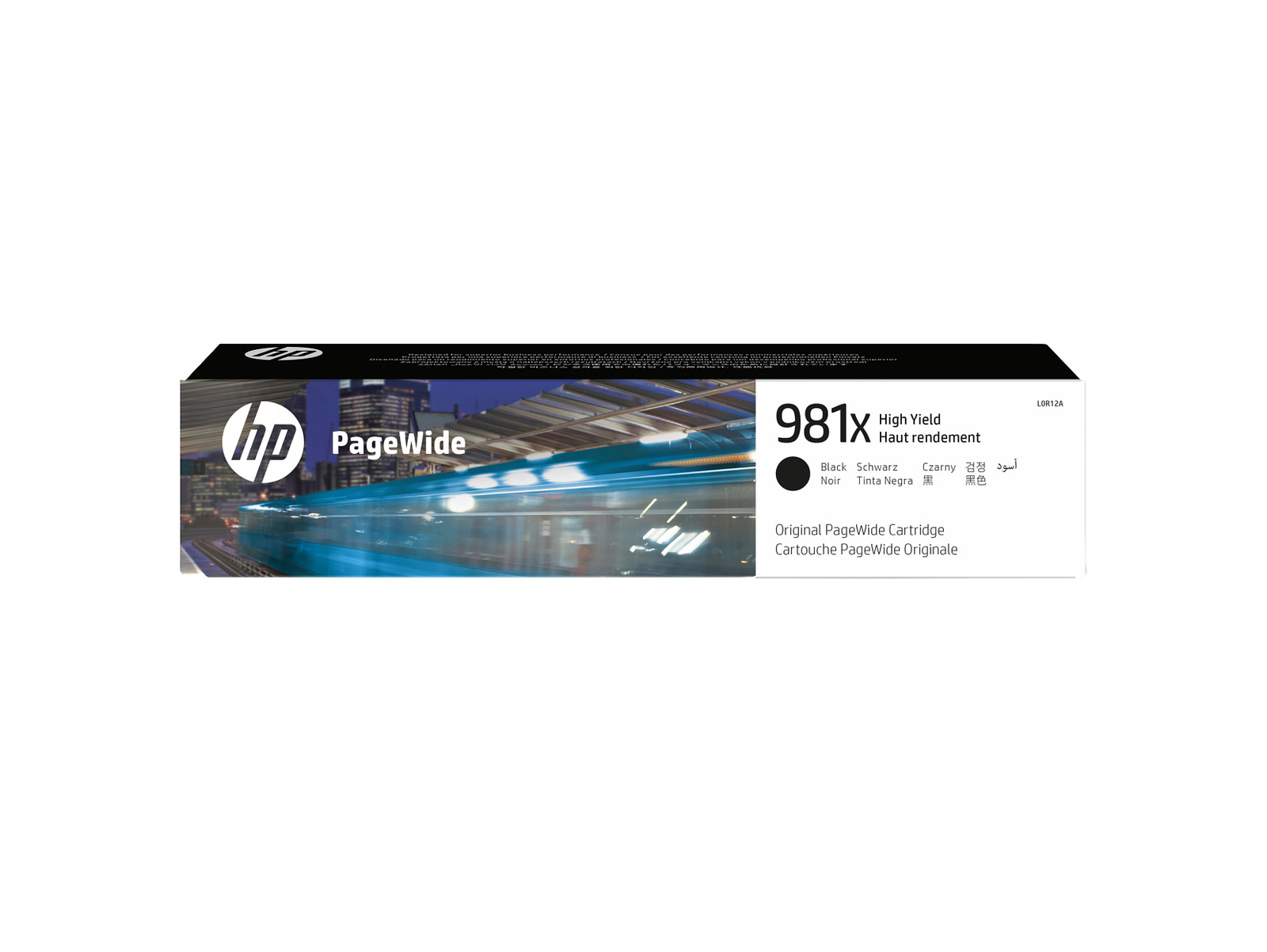 HP 981X High Yield Black Original PageWide Cartridge, ~11,000 pages, L0R12A