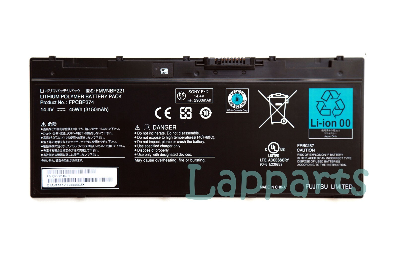 New Genuine FPCBP374 FMVNBP221 Battery for Fujitsu Stylistic Quattro Q702 Series