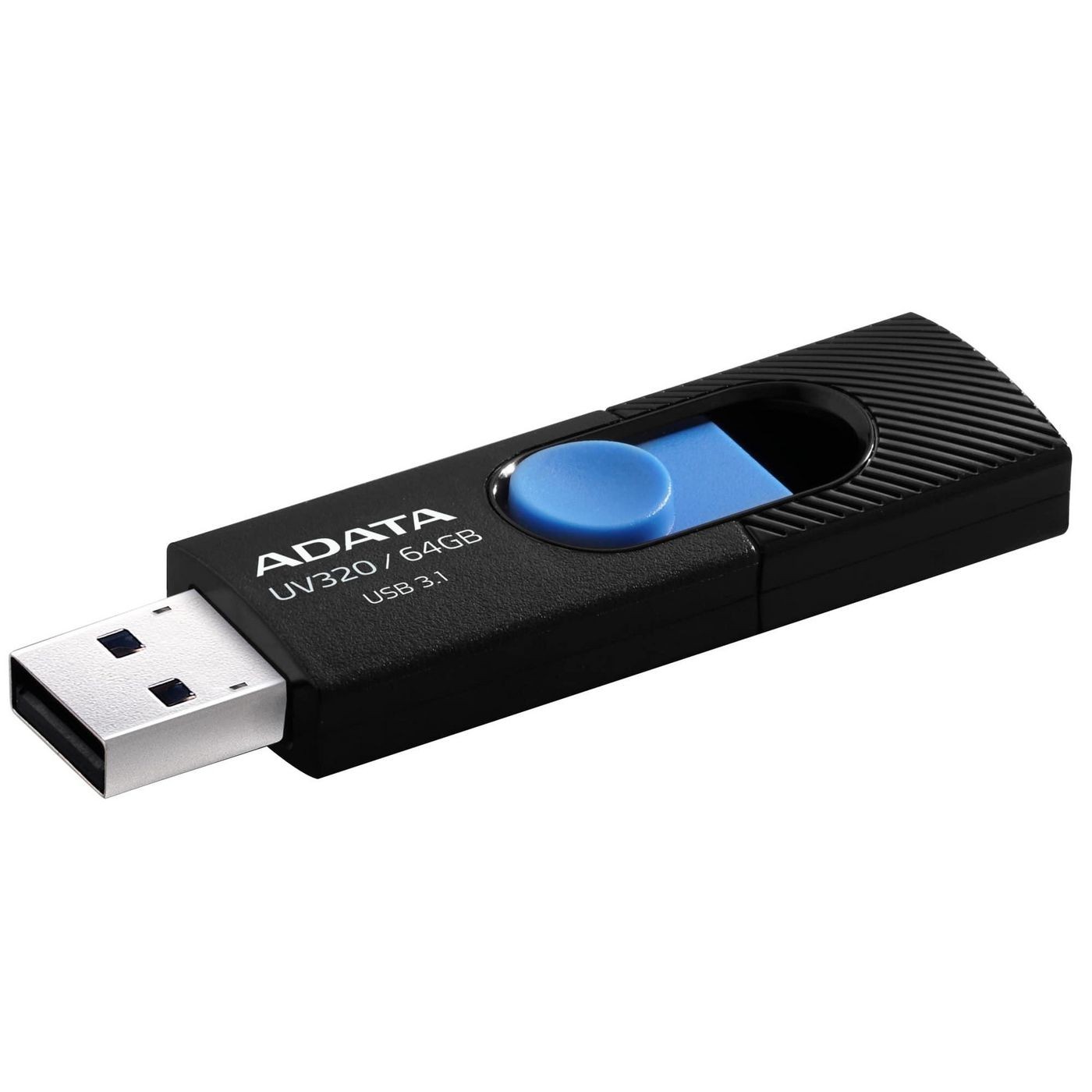 ADATA AUV320-64G-RBKBL 64GB UV320 USB 3.1. Black/Blue DashDrive - Flash Driv ~E~