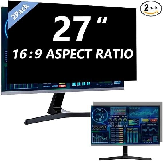 27 Inch Computer Privacy Screen [2 Pack]