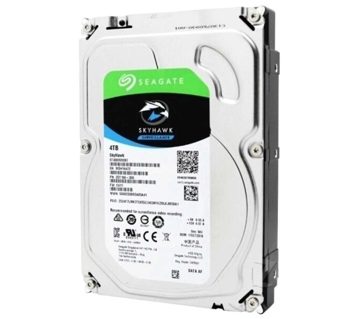 FOR Seagate Skyhawk ST4000VX007 4TB 5900RPM 64MB SATA 6Gb/s 3.5 inch Hard Disk
