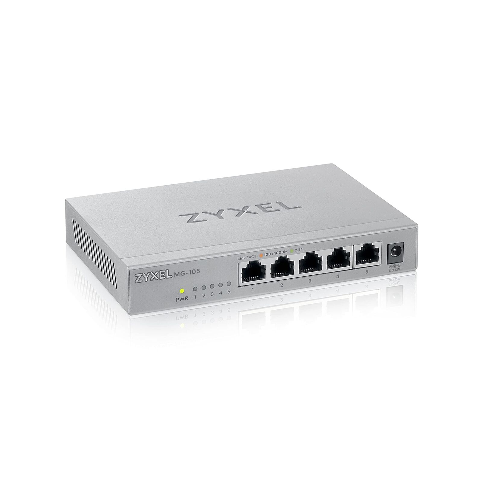 Zyxel 5-Port PoE 2.5G Multi-Gig Unmanaged Switch @ 70W with 4 x PoE++(60W)   1 x