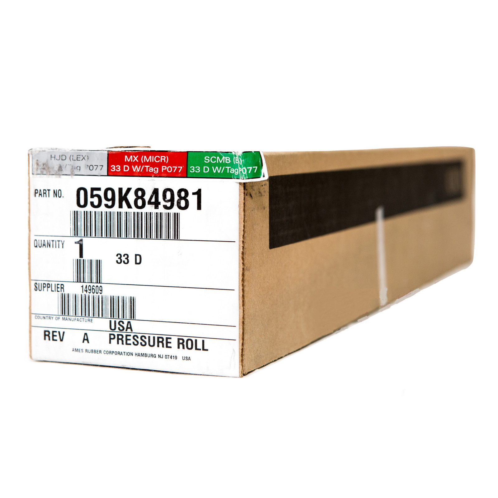 Xerox OEM 059K84981 059K51413 059K76201 Fuser Pressure Roller NUVERA 100 120 144