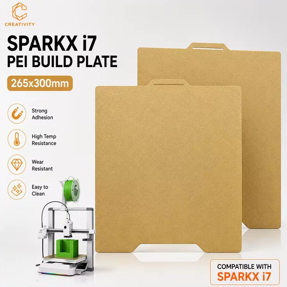 Build Plate Double Sided Texture PEI For Creality SPARKX i7 3D Printer Parts