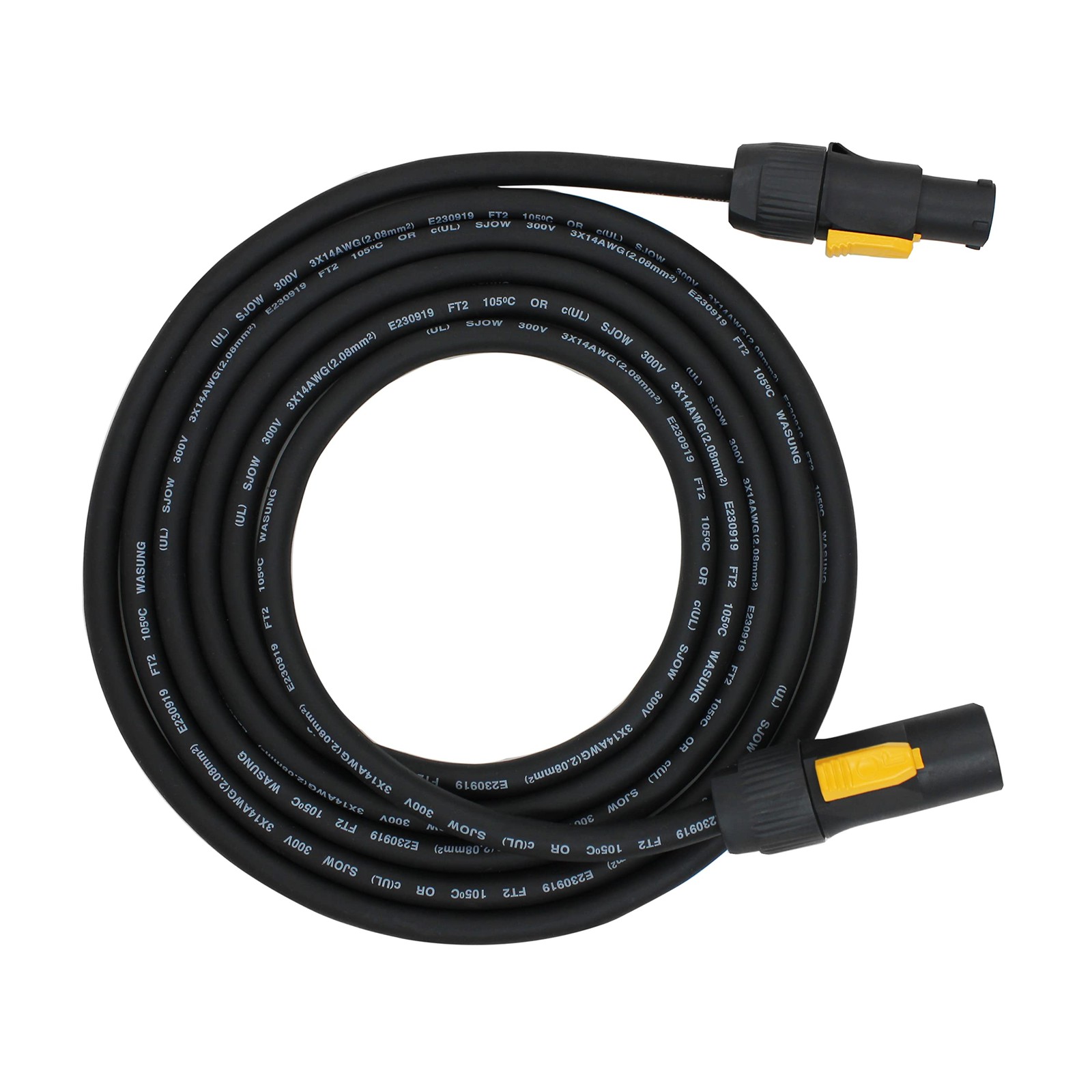 Toronce 25Ft powerCON True1 Male to Female Extension Cable NAC3FX NAC3MX