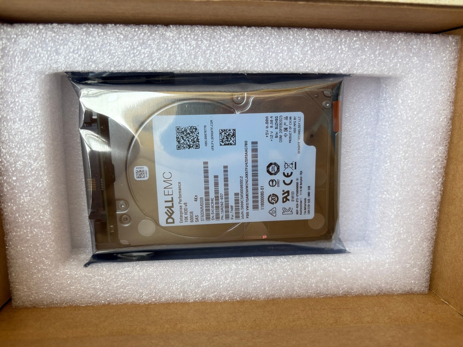 FOR EMC D4-2S10-600 005053150 005053151 600Gb 10K SAS 12Gb unity Hard Drive